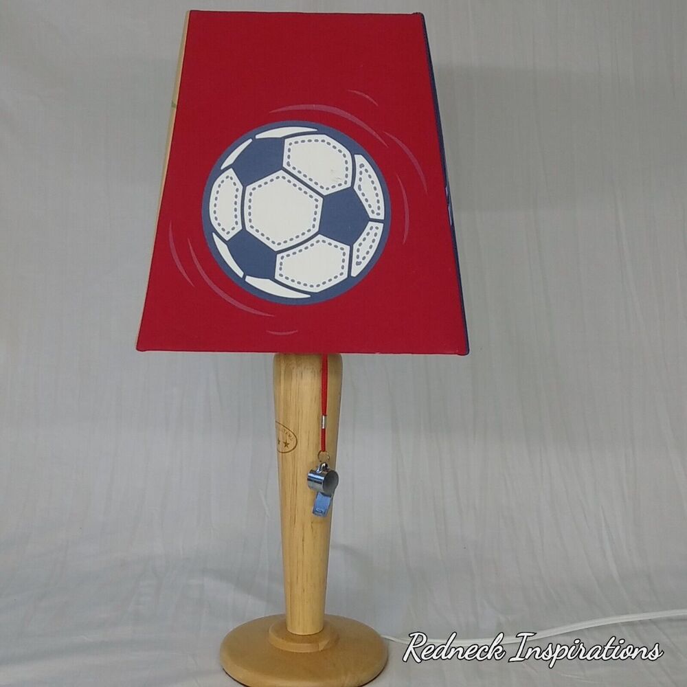 Sport Lamp All Star Bedroom Decor Children’s Kids Baseball Football Basketball